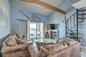 Balcony and Lakefront View Sunny Osage Beach Condo!